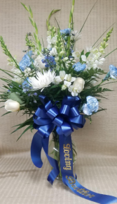 Tribute in Blue and White 
