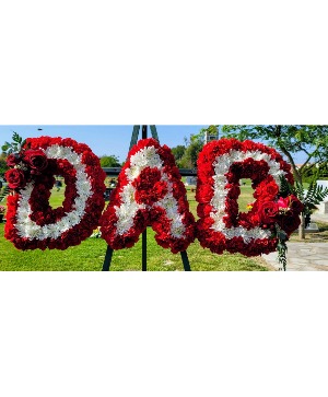 Tribute to DAD standing spray 