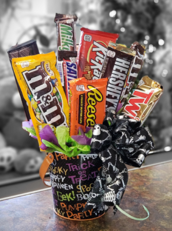 Trick-or-Treat Candy Bouquet