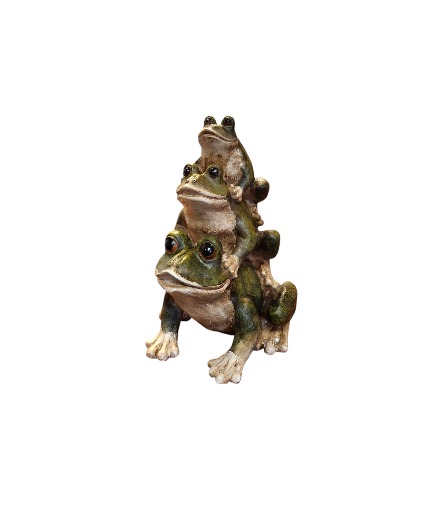 TRIPLE FROG STATUE  GIFT ITEM