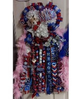 TRIPLE MUM EDINBURG BOBCATS HOMECOMING MUM