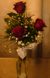 Triple rose bud vase 