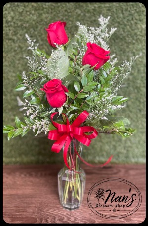 Triple Rose Budvase 