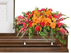TRIUMPHANT TRIBUTE Casket Spray