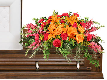 TRIUMPHANT TRIBUTE Casket Spray