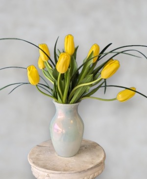 Triumphant Tulips Vase Arrangement