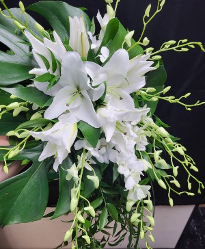 tropical bride bridal bouquet