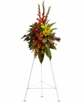 Tropical Memorial Standing Spray