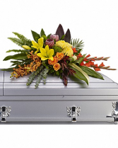 Tropical Casket Spray Casket Flowers