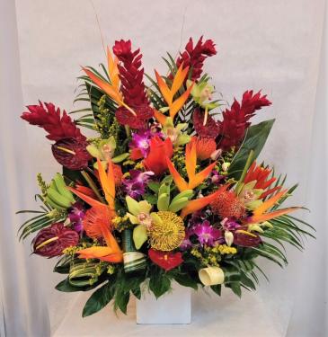 Tropical Explosion Arrangement in Boca Raton, FL | Flowers of Boca