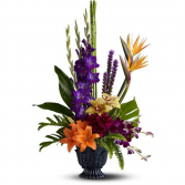 Tropical Garden Tribute Funeral Flowers