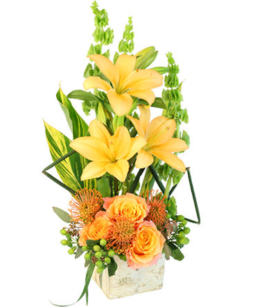 Tropical Honey Floral Design in Vermillion, SD | Pied Piper Vermillion Flowers & Gifts