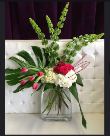 Tropical Love Vase arrangement 