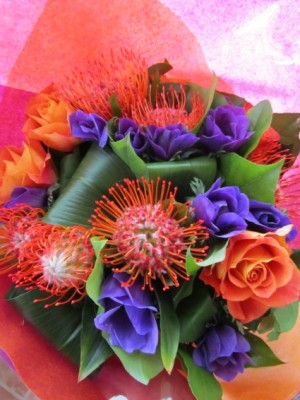 TROPICAL NIGHT Hand-tied Bouquet