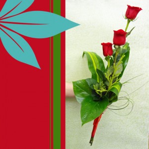 Tropical Rose Hand Tie Combination Rose