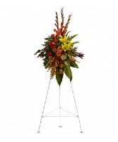 T245-1A Tropical Tribute Funeral Spray