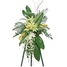 TROPICAL TRIBUTE FUNERAL SPRAY
