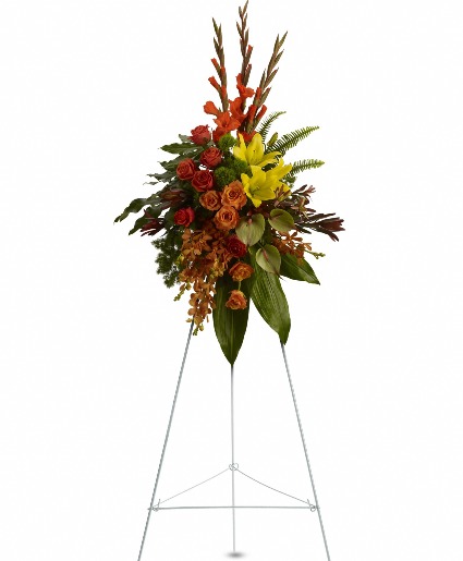 Tropical Tribute Standing Spray