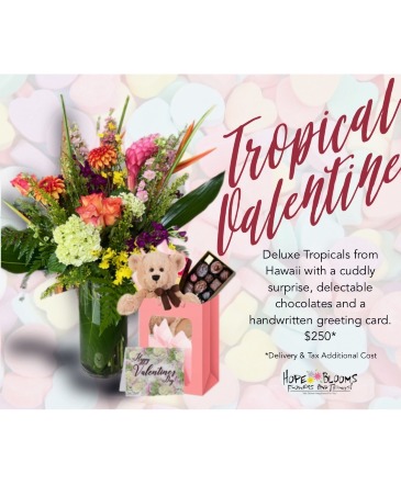 Tropical Valentine   in Eagle, ID | HOPE BLOOMS FLOWERS & THINGS