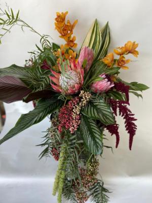 Tropical Wedding Bouquet Wedding, Custom, Premium