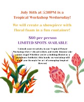 Tropical Workshop Wednesday 