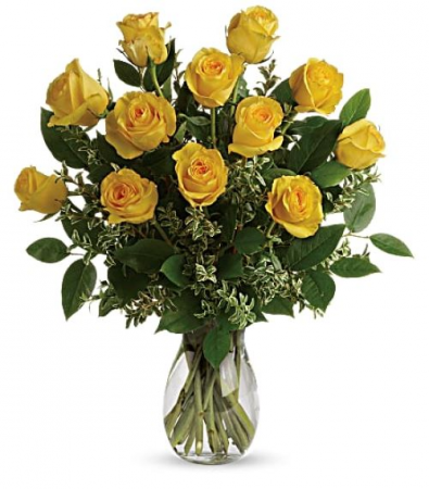 TRS15-1A Say Yellow Rose Arrangement