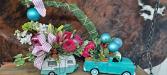 TRUCK AND CAMPER HOLIDAY SHOPPING KEEPSAKE CERAMIC CONTAINERS