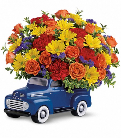 Truck full of love bouquet  Happy Father's Day!