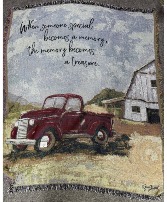 Truck Throw  Afghan Blanket