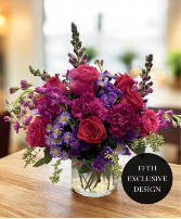 True Colors Cylinder Vase Arrangement