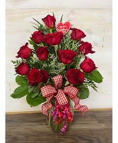 Dozen Red Roses Fresh Flowers in Clarenville, Newfoundland | PETALS & TREASURES