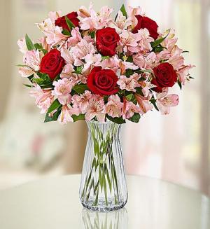 True Love Rose & Peruvian Lily Bouquet 