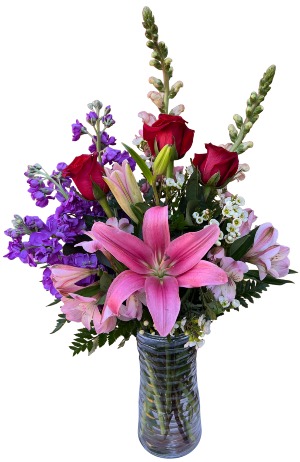 Radiant Garden Vase Arrangement