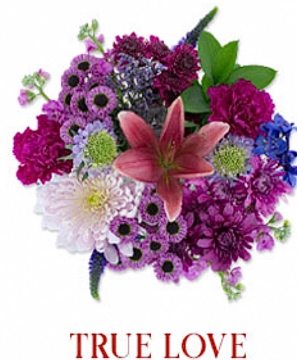 True Love Wrapped Bouquet or Vase Arrangement