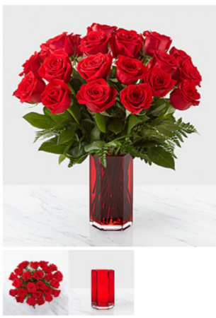 True Romance 24 Red Roses