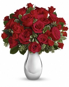 True Romance Bouquet with Red Roses ---
