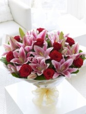 True Romance Hand Tied Bouquet