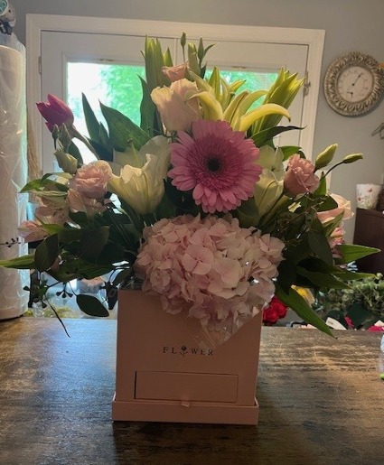 Truffle Box Floral Arrangement