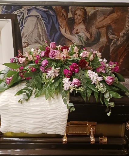 Truly loved Casket Spray