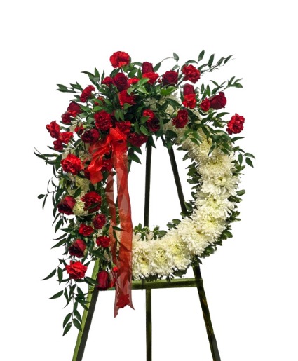 Truly Loved  Standing Wreath