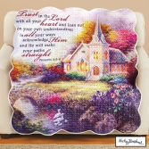 Trust in the Lord throw blanket