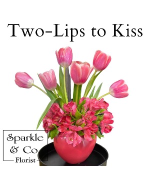 Two-Lips To Kiss Tulip Arrangement