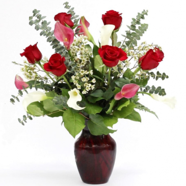 Tucker Stone Vase Arrangment