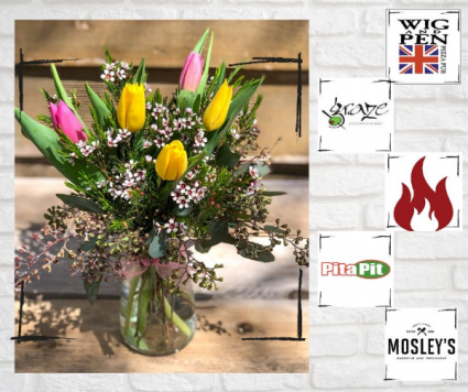 Tulip Arrangement & $25 Gift Card