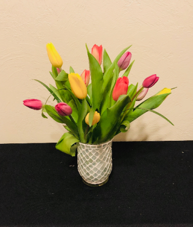 Tulip Artistry Keepsake Arrangement