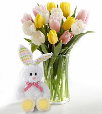 Tulip Bunny Surprise Plush Bunny May Vary