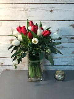 Tulip Delight Valentines Day Arrangement