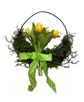 Tulip Surprise  Artificial Door Wreath 
