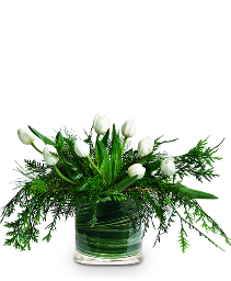 Tulip Tip Toe Winter Flower Arrangement