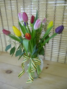 Tulip Vase Vase Arrangement